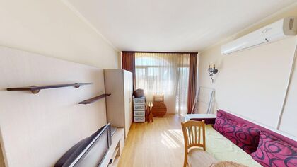 Купить ID7405 Двухкомнатная квартира с видом на море вапарт - отеле Атриум Бич в Болгарии