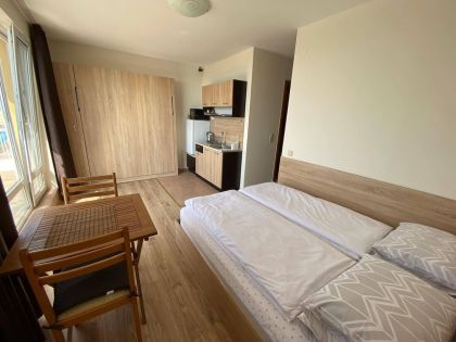 Купить ID7527 Квартира - студия с панорамным видом на море в ЖК Crown Fort Club в Болгарии