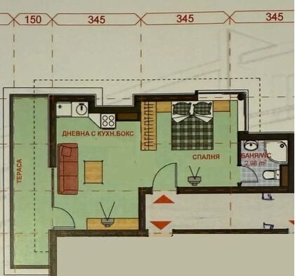 Купить ID7719 Двухкомнатная квартира с видом на море в ЖК Лазур 4 в Болгарии