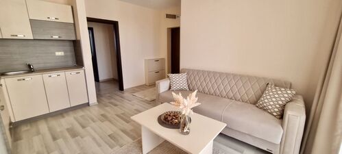 Купить ID7706 Двухкомнатная квартира с видом на море в ЖК Аполлон - Несебр в Болгарии