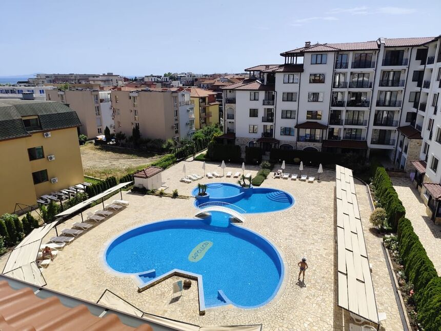 ID7706 Двухкомнатная квартира с видом на море в ЖК Аполлон - Несебр